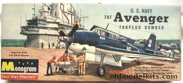 Monogram 1/48 Grumman TBF Avenger - Four Star Issue, PA31-149 plastic model kit